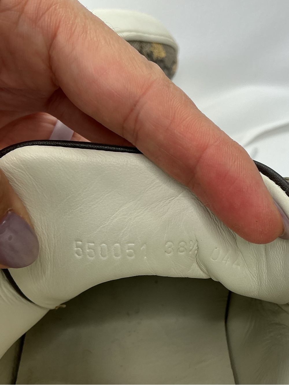 Gucci | Ace GG Supreme Bee Web Stripe Low-Top Sneakers Made In Italy - Picture 8 of 9